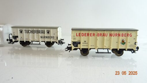 Fleischmann H0 985349 Bierwagen Set 2 tlg. der DB in OVP PR8003 – Bild 3
