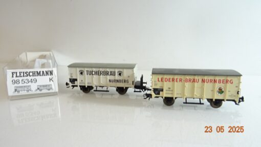 Fleischmann H0 985349 Bierwagen Set 2 tlg. der DB in OVP PR8003