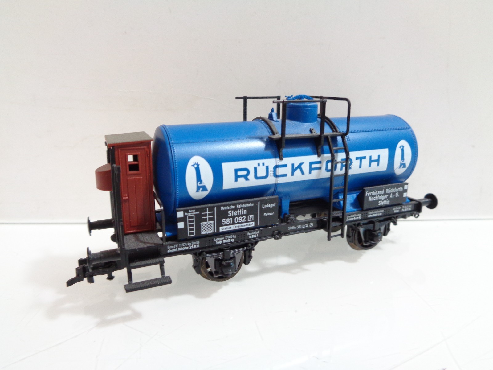 Fleischmann H0 AC Kesselwagen Rückforth der DR RR8604 o.