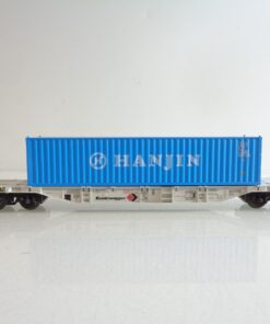 Fleischmann H0 Containertragwagen mit Container HANJIN der DB BH701 o.