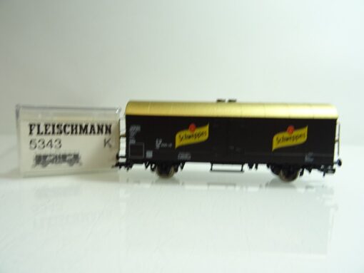 Fleischmann H0 K 5343 Kühlwagen Schweppes der DB in OVP PR1237 – Bild 3