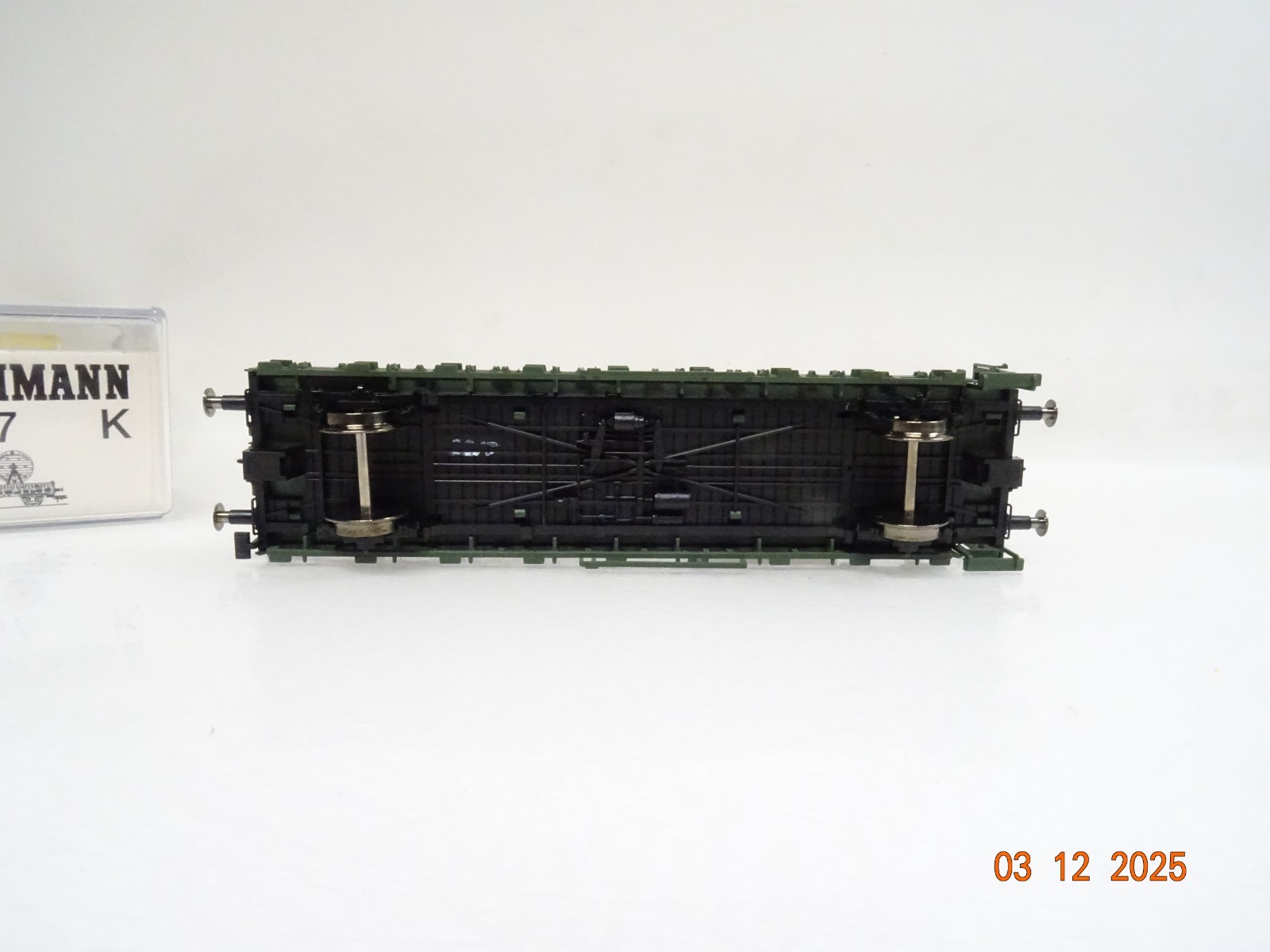 Fleischmann H0 K 975257 AC Niederbordwagen m. Kabeltrommeln der DB in OVP BH1629 – Bild 4