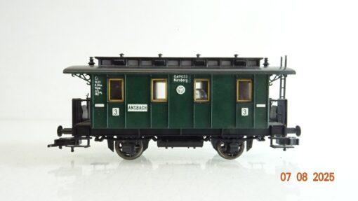 Fleischmann H0 Personenwagen 3. Kl. der DRG PR9474 o.