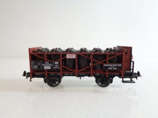 Fleischmann H0 Säuretopfwagen der Chemische Fabrik Köln-Kalk der DR BH730 o.