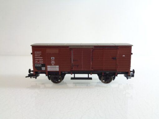 Fleischmann H0 gedeckter Güterwagen Flachdach der K.P.E.V. BH725 o. – Bild 3