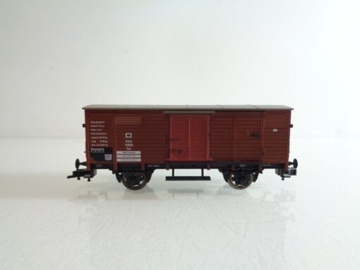 Fleischmann H0 gedeckter Güterwagen Flachdach der K.P.E.V. BH725 o.