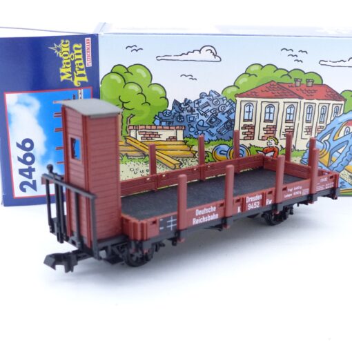 Fleischmann Magic Train 2466 0e Rungenwagen mit Bremserhaus DR in OVP EX6633