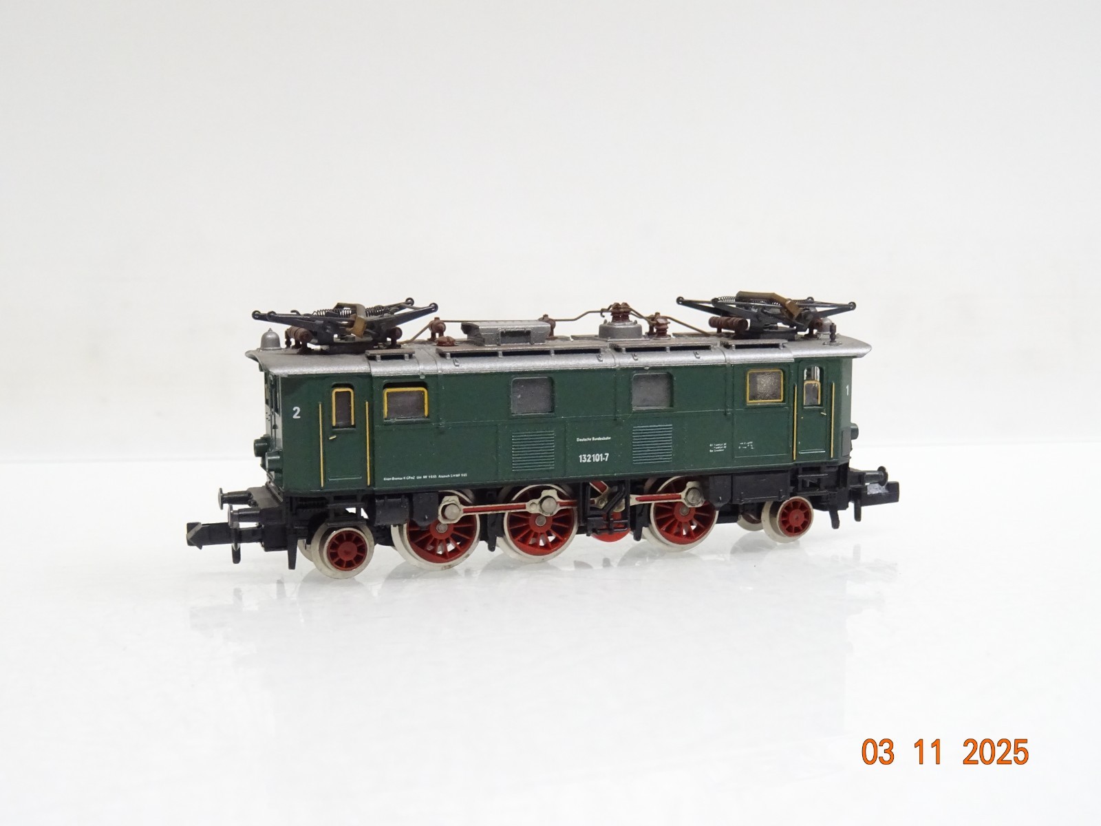 Fleischmann N 7369 E-Lok BR 132 101-7 der DB in OVP JL4084 – Bild 3