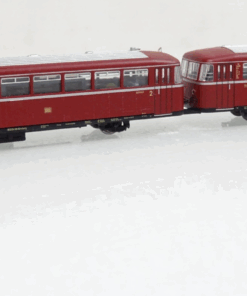 Fleischmann N 7400 + 7401 Schienenbus mit Beiwagen der DB JL3981 o.