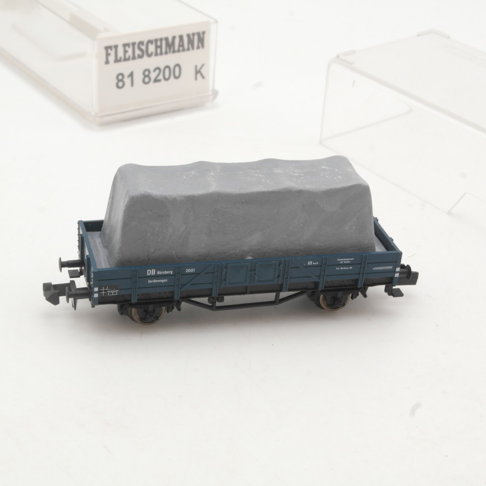 Fleischmann N 81 8200 K offener Güterwagen mit Plane in OVP RR5373