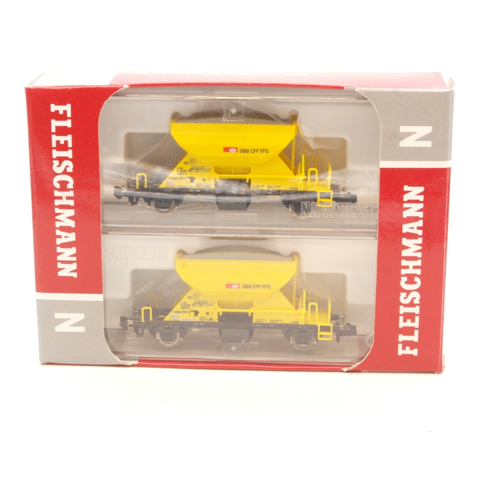 Fleischmann N 822914 Set Schotterwagen mit Ladung der SBB in OVP RG1100 – Bild 3