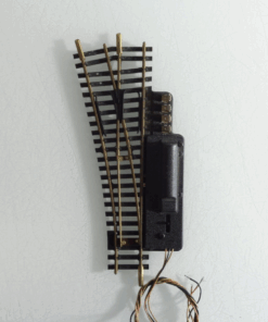 Fleischmann Spur H0 1724 Weiche links mit Antrieb siehe Foto PK1850 o.