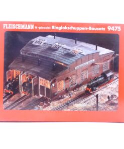 Fleischmann Spur N piccolo Bausatz 9475 Ringlokschuppen in OVP EX6790