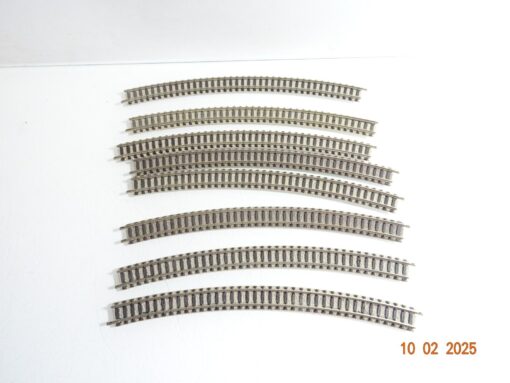 Fleischmann piccolo N 9130 r396,4 gebogenes Gleis 8 Stück siehe Foto CK5839 o.
