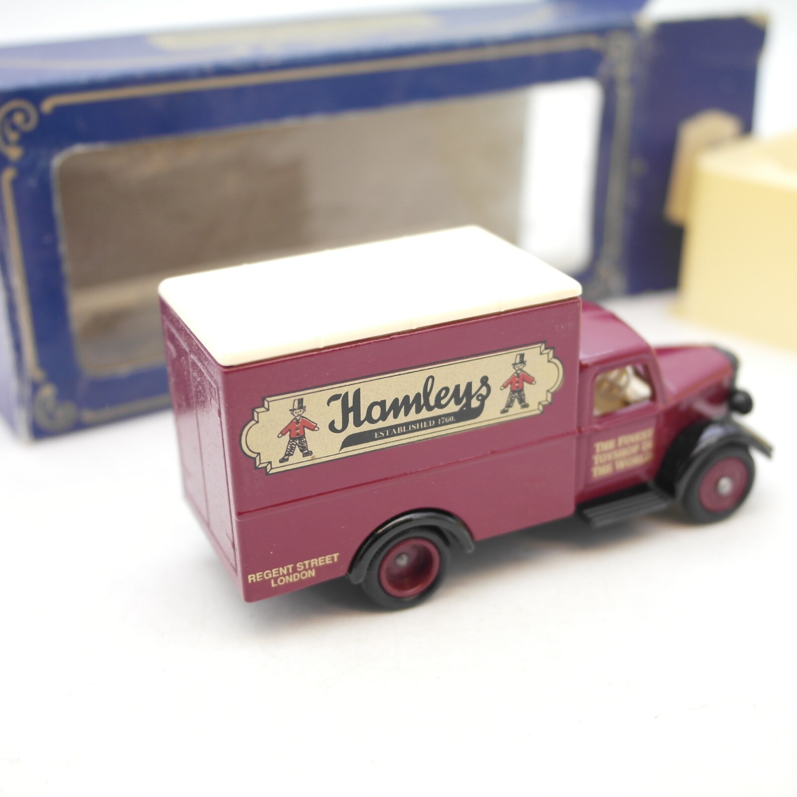 Gode ca 9,5 cm 59006 1950 Bedford Hamleys in OVP RF3940 – Bild 3