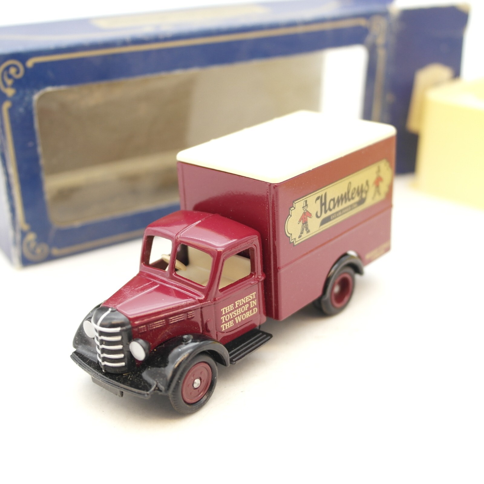 Gode ca 9,5 cm 59006 1950 Bedford Hamleys in OVP RF3940