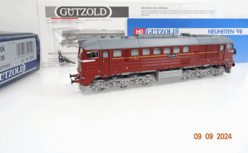 Gützold H0 50140 Diesellok BR 120 296-9 der DR mit Geräuschmodul in OVP LE5696