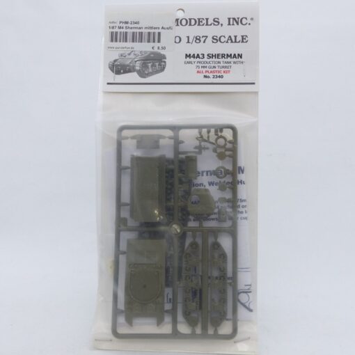 Heiser´s Models H0 1:87 No. 2340 Panzer M4A3 Sherman in OVP EX7577