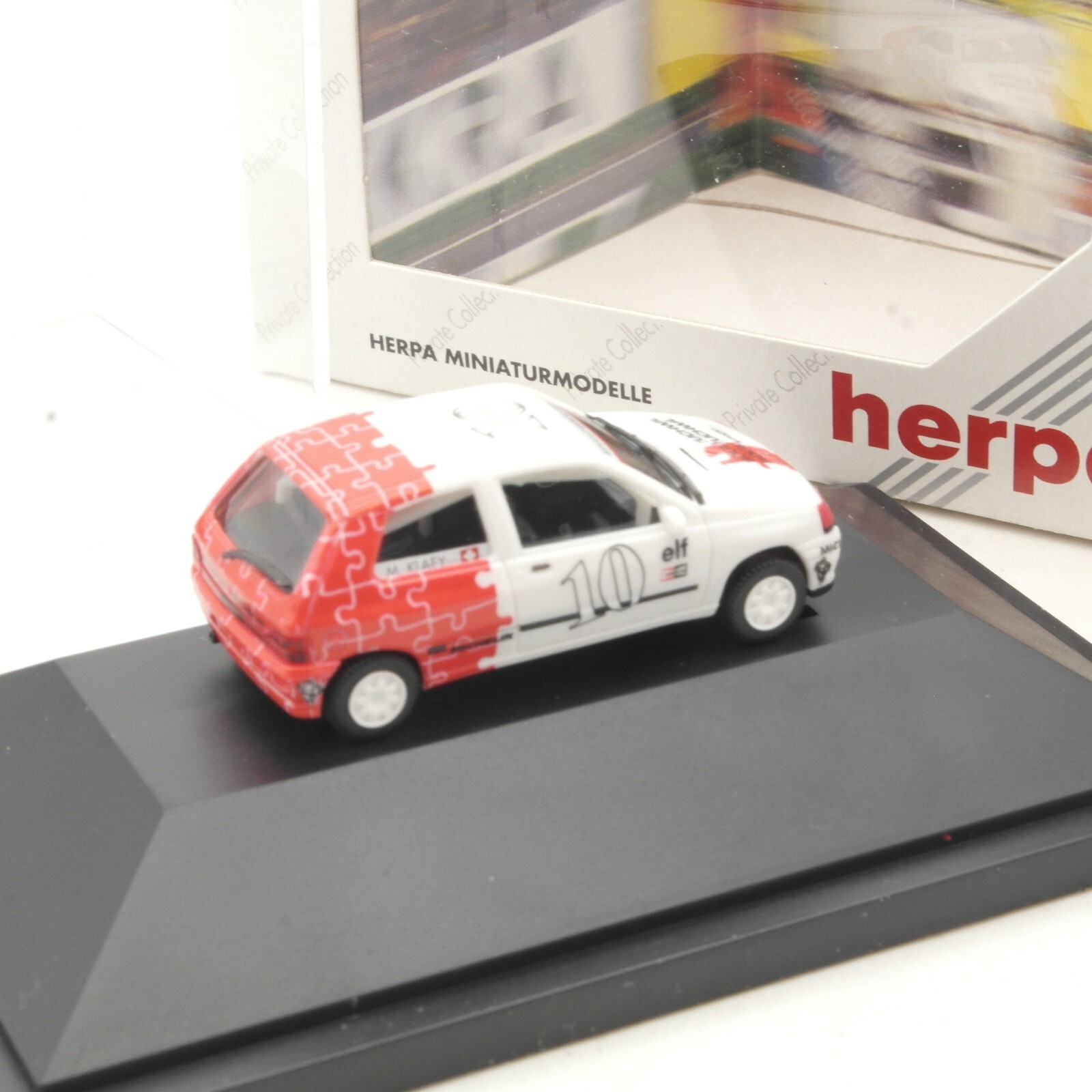Herpa 1:87 035897 Private Collection CH Renault Clio 16V Stucki in OVP RA8294 – Bild 3