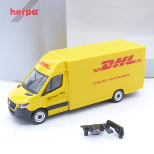 Herpa 1:87 095297 Mercedes Benz Sprinter Paketverteiler DHL in OVP EX6930