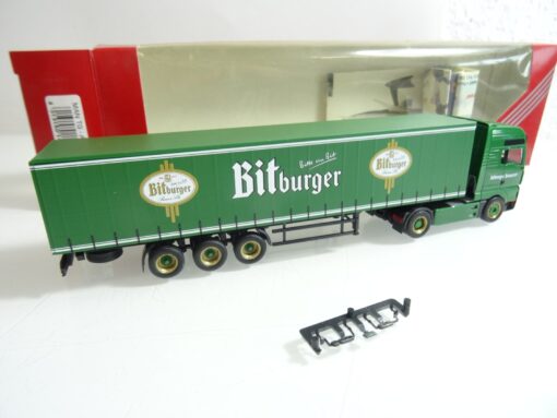 Herpa 1:87 146531 MAN TGA XXL Sattelzug Bitburger Pils in OVP RR327 – Bild 3