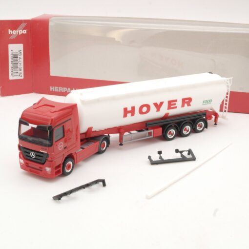 Herpa 1:87 157643 Mercedes-Benz Actros LH 08 Silo-Sattelzug Hoyer in OVP QR7540