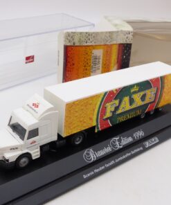Herpa 1:87 184618 Scania 143M Hauber Sattelzug FAXE Bier in OVP EX8524