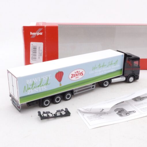 Herpa 1:87 317696 Scania CR ND Sattelzug Zentis in OVP EX6895 – Bild 3