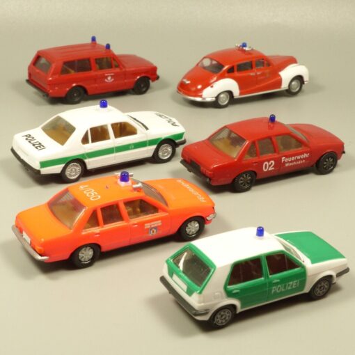 Herpa 1:87 6er-Pack diverse Einsatzfahrzeuge in Tüte siehe Bilder o. EX5022 – Bild 3
