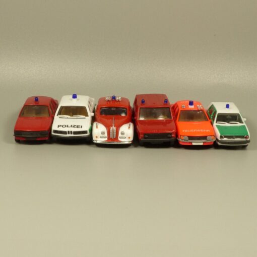 Herpa 1:87 6er-Pack diverse Einsatzfahrzeuge in Tüte siehe Bilder o. EX5022 – Bild 4