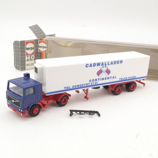Herpa 1:87 801 222 Volvo Sattelzug Cadwallader Continental in OVP RR130