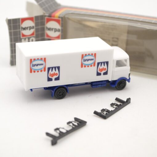 Herpa 1:87 814 390 MB Koffer-LKW Langnese iglo in OVP QR8835 – Bild 3
