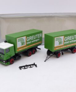 Herpa 1:87 DAF 95 Hängerzug GREUTER stad schagen - rar, in EVP EB7244