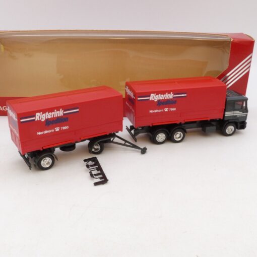 Herpa 1:87 MAN F90 Hängerzug Rikterink Spedition, in EVP EB7619 – Bild 3