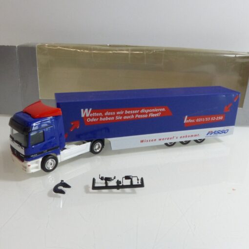 Herpa 1:87 MB Actros Sattelzug - Wissen worauf´s ankommt. PASSO, in OVP EB3955