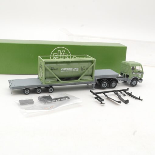 Herpa 1:87 MB NG Tankcontainersattelzug Kieserling EKB in OVP RR615 – Bild 3