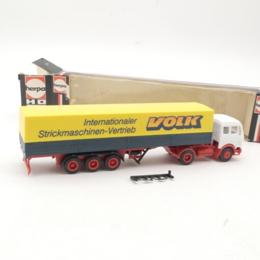 Herpa 1:87 MB Sattelzug Volk Maschinen Transporte in OVP RR644 – Bild 3