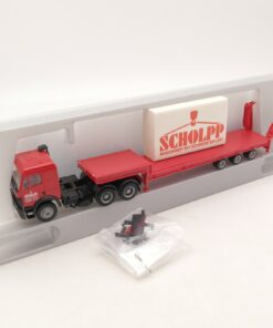 Herpa 1:87 Mercedes Benz Tiefladesattelzug Scholpp in OVP RI6454