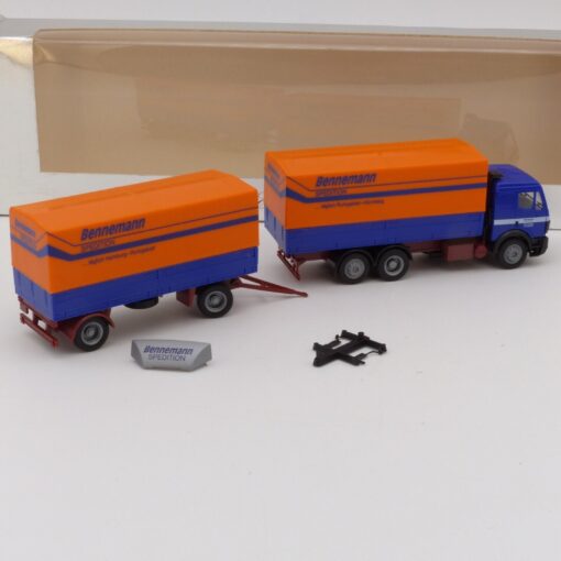Herpa 1:87 Mercedes SK Hängerzug Spedition Bennemann in OVP EX3540 – Bild 3