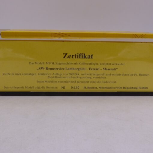 Herpa 1:87 Nr.: 168113 MB SK Sattelzug SW Autovermietung, in OVP EB5876 – Bild 6