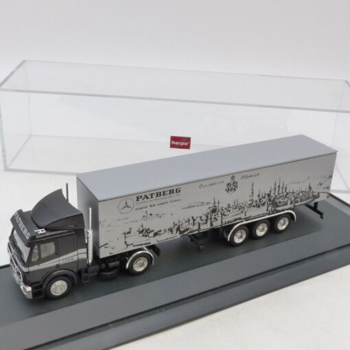 Herpa 1:87 Nr.: 867052 MB SK Sattelzug NL Patberg / Osnabrück, in PC-Box EB8638