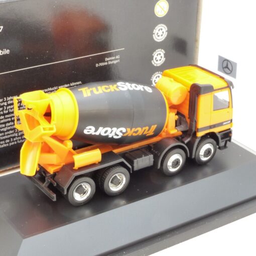 Herpa 1:87 Sondermodell: MB Actros Betonmischer - TruckStore rar, in OVP EB8088 – Bild 3