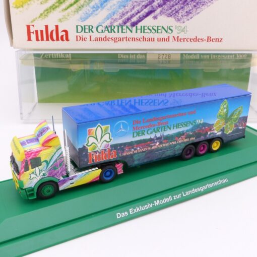 Herpa 1:87 Sondermodell Mercedes SK Sattelzug Landesgartenschau in OVP EX3453