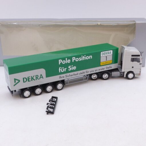 Herpa 1:87 Werbemodell: MAN TGX Sattelzug DEKRA Boxenstopp, in OVP EB7654 – Bild 3