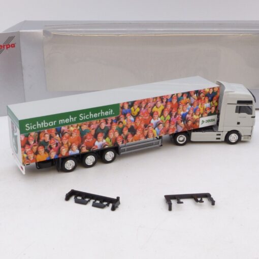 Herpa 1:87 Werbemodell: MAN TGX Sattelzug DEKRA, in OVP EB7653 – Bild 3