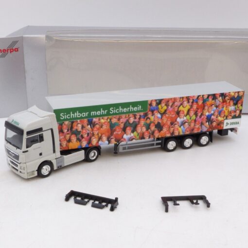 Herpa 1:87 Werbemodell: MAN TGX Sattelzug DEKRA, in OVP EB7653