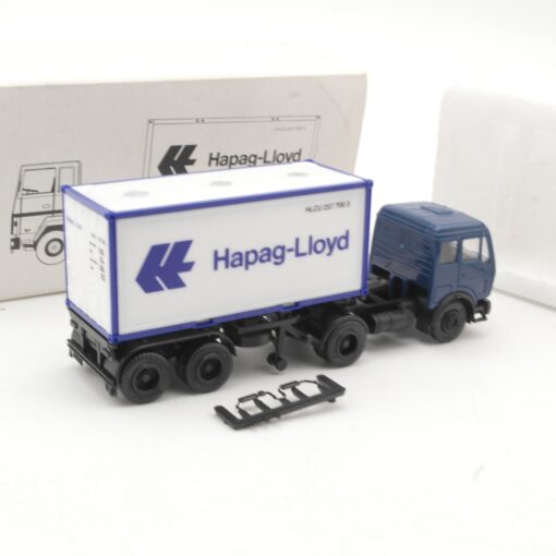 Herpa 1:87 Werbemodell MB Containersattelzug Hapag-Lloyd in OVP RR1124 – Bild 3