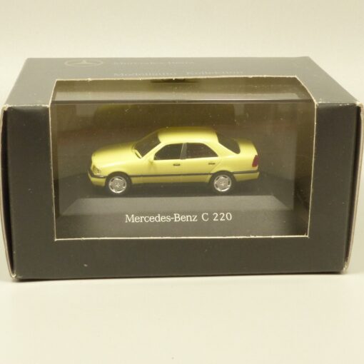 Herpa 1:87 Werbemodell Mercedes Benz C 220 gelb in OVP EX3605 – Bild 4