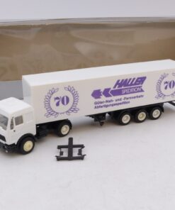 Herpa / Albedo 1:87 MB NG Sattelzug 70 Jahre Haller Spedition, in EVP EB7263