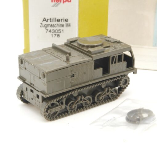 Herpa Minitanks 1:87 743051 Artillerie Zugmaschine M4 neuwertig in OVP QR3026 – Bild 3